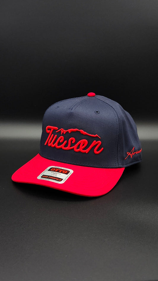 Tucson Classic Hat Red Navy